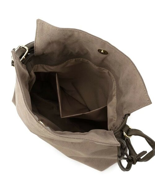 grove / グローブ ショルダーバッグ | スタッズスエード調巾着ショルダー | 詳細15