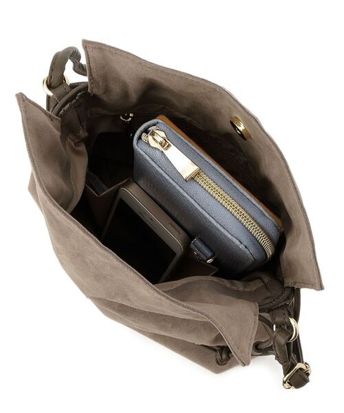 grove / グローブ ショルダーバッグ | スタッズスエード調巾着ショルダー | 詳細16