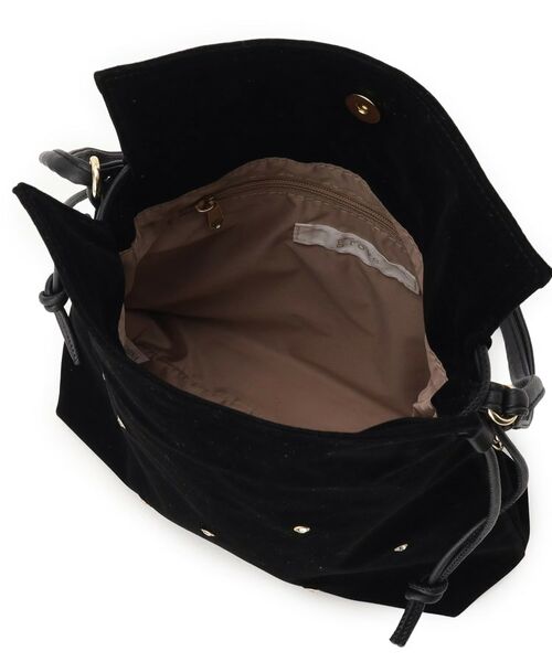 grove / グローブ ショルダーバッグ | スタッズスエード調巾着ショルダー | 詳細17