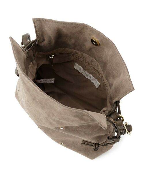 grove / グローブ ショルダーバッグ | スタッズスエード調巾着ショルダー | 詳細19