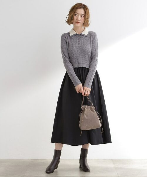 grove / グローブ ショルダーバッグ | スタッズスエード調巾着ショルダー | 詳細2