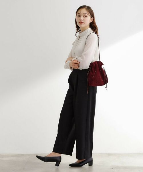 grove / グローブ ショルダーバッグ | スタッズスエード調巾着ショルダー | 詳細7