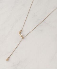 grove / グローブ ネックレス・ペンダント・チョーカー | 三日月メタルパール調スライドネックレス