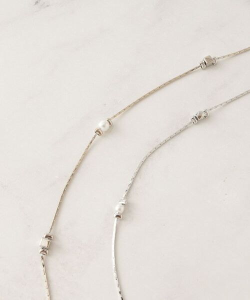 grove / グローブ ネックレス・ペンダント・チョーカー | 飛ばしメタルパール調ネックレス | 詳細3