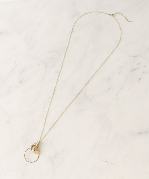 grove / グローブ ネックレス・ペンダント・チョーカー | アクリルビジューメタルリングネックレス | 詳細2