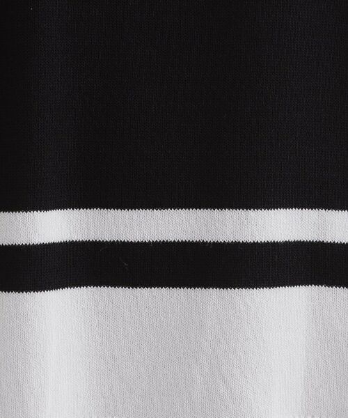 grove / グローブ ニット・セーター | 涼やか体型カバー　配色シアーニットプルオーバー | 詳細12