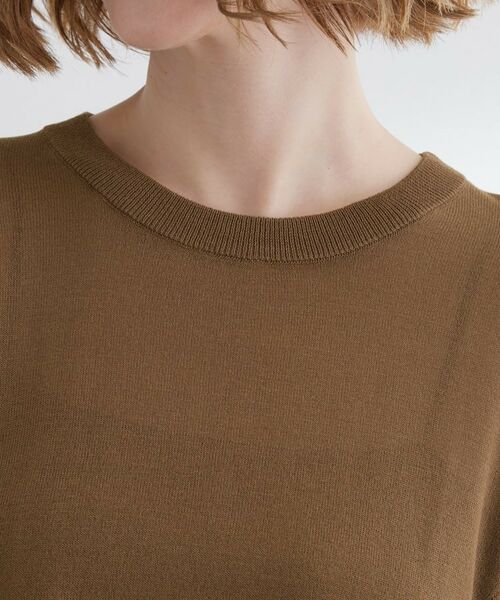 grove / グローブ ニット・セーター | 涼やか体型カバー　配色シアーニットプルオーバー | 詳細20