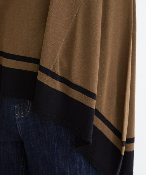 grove / グローブ ニット・セーター | 涼やか体型カバー　配色シアーニットプルオーバー | 詳細22