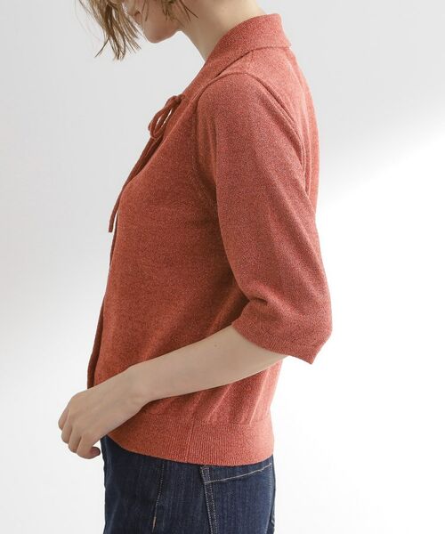 grove / グローブ ニット・セーター | 華やぐラメモールで秋先取り 衿付きプルオーバーニット | 詳細14