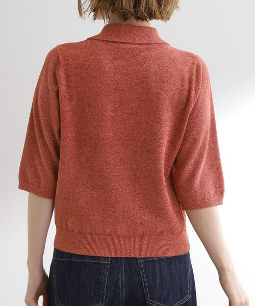 grove / グローブ ニット・セーター | 華やぐラメモールで秋先取り 衿付きプルオーバーニット | 詳細15
