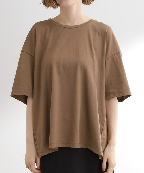 grove / グローブ カットソー | 後ろ姿で魅せる バックドロストシャーリングTシャツ | 詳細13