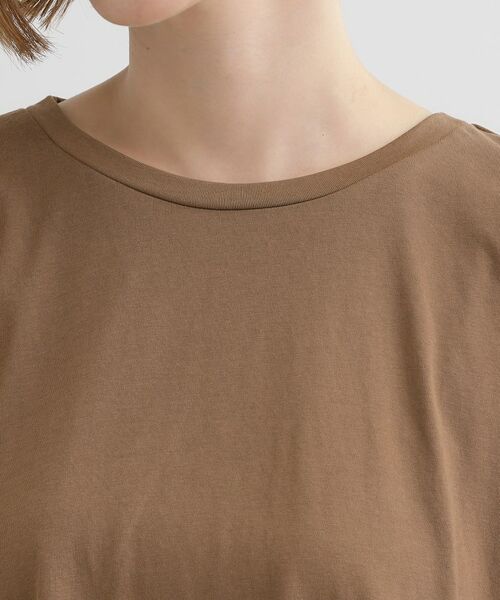 grove / グローブ カットソー | 後ろ姿で魅せる バックドロストシャーリングTシャツ | 詳細16
