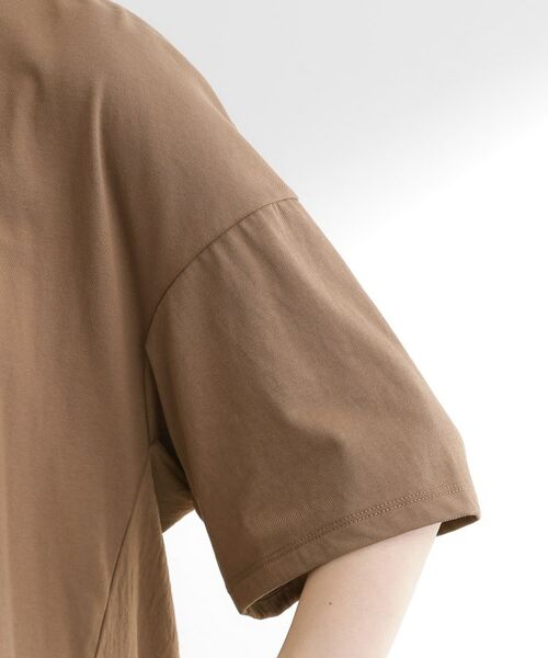 grove / グローブ カットソー | 後ろ姿で魅せる バックドロストシャーリングTシャツ | 詳細17