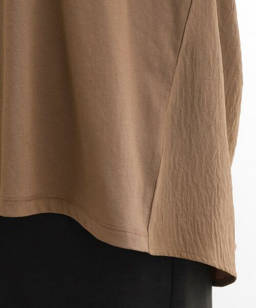 grove / グローブ カットソー | 後ろ姿で魅せる バックドロストシャーリングTシャツ | 詳細19