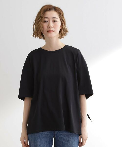 grove / グローブ カットソー | 後ろ姿で魅せる バックドロストシャーリングTシャツ | 詳細5