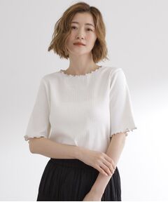 grove / グローブ カットソー | 一枚でもレイヤードでも楽しめる　マルチな5分袖プルオーバー