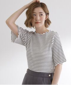 grove / グローブ カットソー | 一枚でもレイヤードでも楽しめる　マルチな5分袖プルオーバー