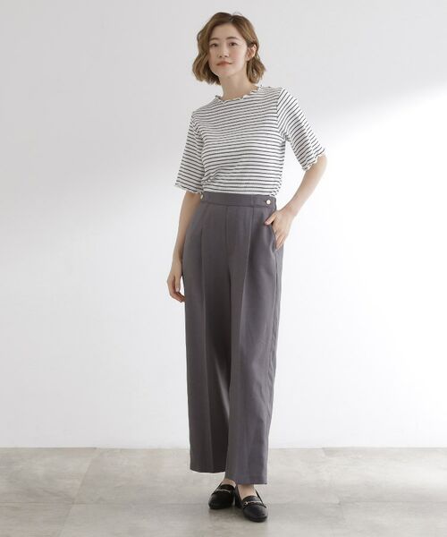 grove / グローブ カットソー | 一枚でもレイヤードでも楽しめる　マルチな5分袖プルオーバー | 詳細10