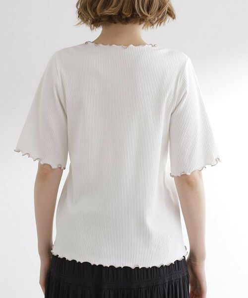 grove / グローブ カットソー | 一枚でもレイヤードでも楽しめる　マルチな5分袖プルオーバー | 詳細15