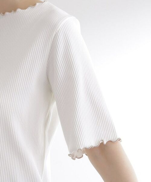 grove / グローブ カットソー | 一枚でもレイヤードでも楽しめる　マルチな5分袖プルオーバー | 詳細17