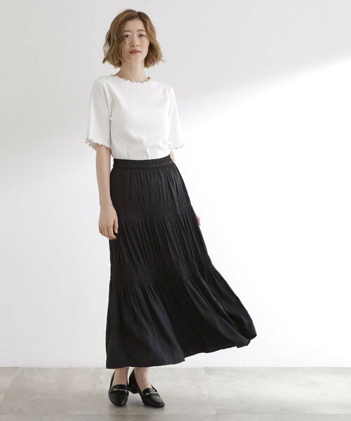 grove / グローブ カットソー | 一枚でもレイヤードでも楽しめる　マルチな5分袖プルオーバー | 詳細3