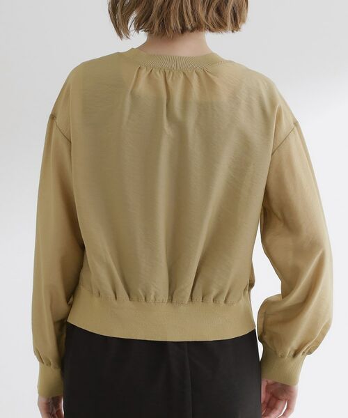 grove / グローブ レザーブルゾン・ジャケット | 軽やかに秋先取り　ブルゾン感覚で着られるカーディガン | 詳細15