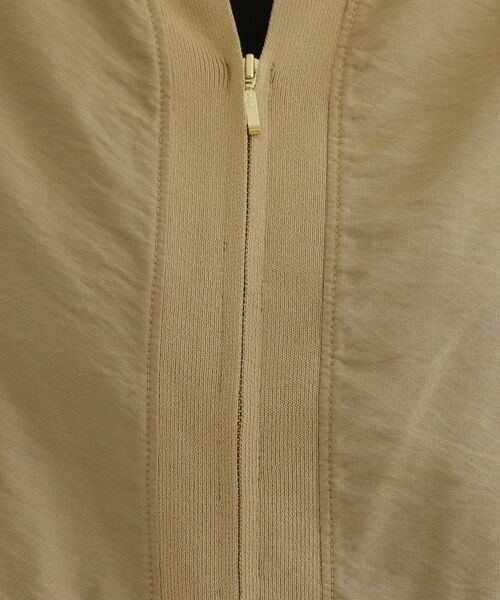 grove / グローブ レザーブルゾン・ジャケット | 軽やかに秋先取り　ブルゾン感覚で着られるカーディガン | 詳細19