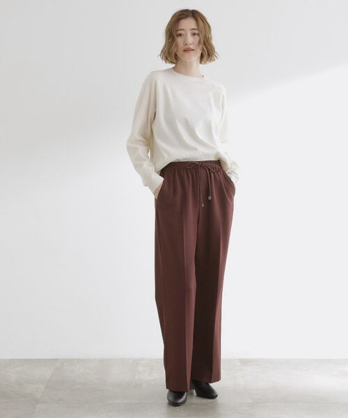 grove / グローブ パンツ | すっきりもリラックスも叶える ウエストイージー美脚フレアパンツ | 詳細10