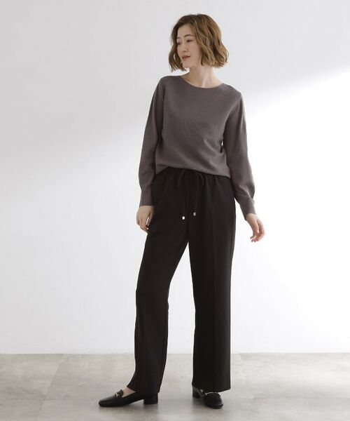 grove / グローブ パンツ | すっきりもリラックスも叶える ウエストイージー美脚フレアパンツ | 詳細2