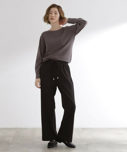 grove / グローブ パンツ | すっきりもリラックスも叶える ウエストイージー美脚フレアパンツ | 詳細3