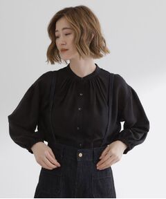 grove / グローブ シャツ・ブラウス | 【ひんやり/洗える】シアースタンドネックシャツブルゾン