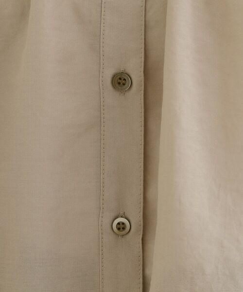 grove / グローブ シャツ・ブラウス | 【ひんやり/洗える】シアースタンドネックシャツブルゾン | 詳細14
