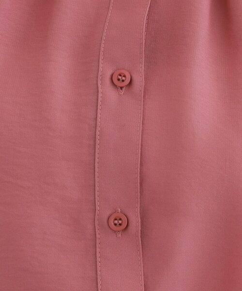 grove / グローブ シャツ・ブラウス | 【ひんやり/洗える】シアースタンドネックシャツブルゾン | 詳細18