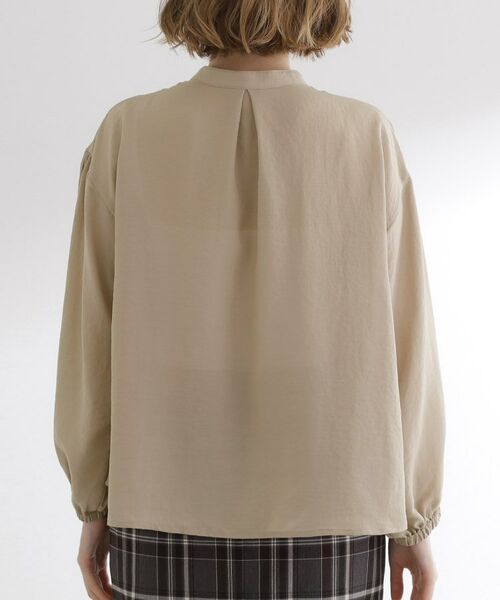 grove / グローブ シャツ・ブラウス | 【ひんやり/洗える】シアースタンドネックシャツブルゾン | 詳細21