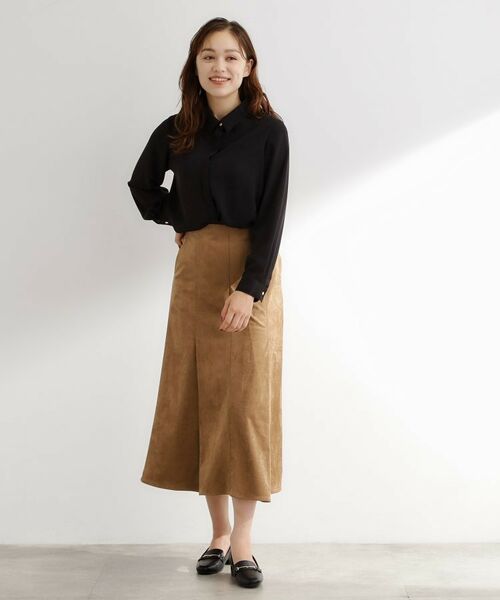 grove / グローブ シャツ・ブラウス | リーフ刺繍スパンコールベスト&ブラウスセット | 詳細12