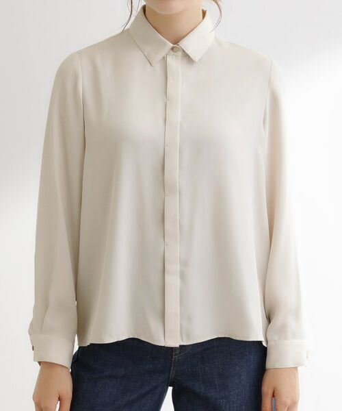 grove / グローブ シャツ・ブラウス | リーフ刺繍スパンコールベスト&ブラウスセット | 詳細22