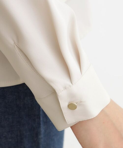 grove / グローブ シャツ・ブラウス | リーフ刺繍スパンコールベスト&ブラウスセット | 詳細25