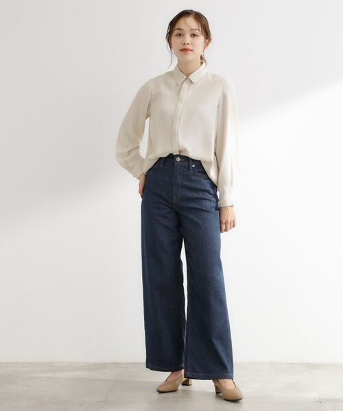 grove / グローブ シャツ・ブラウス | リーフ刺繍スパンコールベスト&ブラウスセット | 詳細6