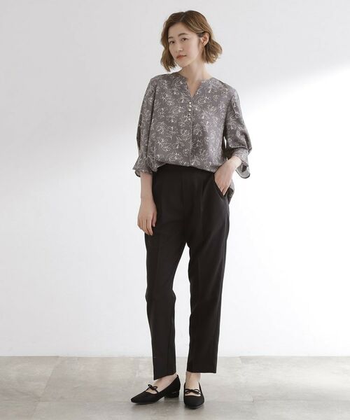 grove / グローブ シャツ・ブラウス | 【洗える/お仕事】美しさが続く袖タックブラウス | 詳細14