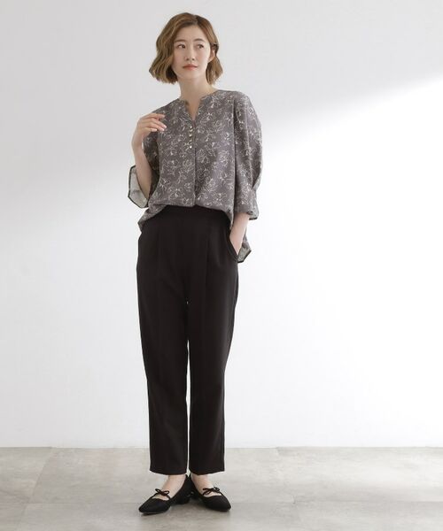 grove / グローブ シャツ・ブラウス | 【洗える/お仕事】美しさが続く袖タックブラウス | 詳細15