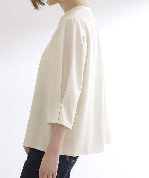 grove / グローブ シャツ・ブラウス | 【洗える/お仕事】美しさが続く袖タックブラウス | 詳細18