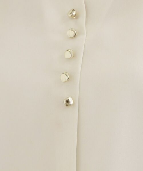 grove / グローブ シャツ・ブラウス | 【洗える/お仕事】美しさが続く袖タックブラウス | 詳細4