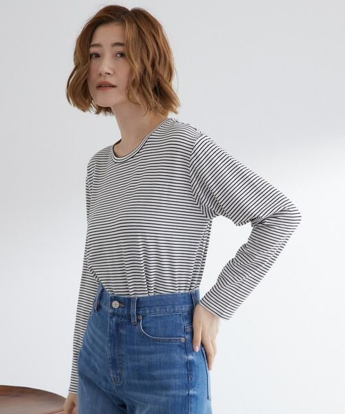 grove / グローブ Tシャツ | ボーダーアソートベーシックロンT | 詳細5