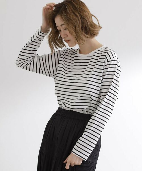 grove / グローブ Tシャツ | ボーダーアソートベーシックロンT | 詳細9