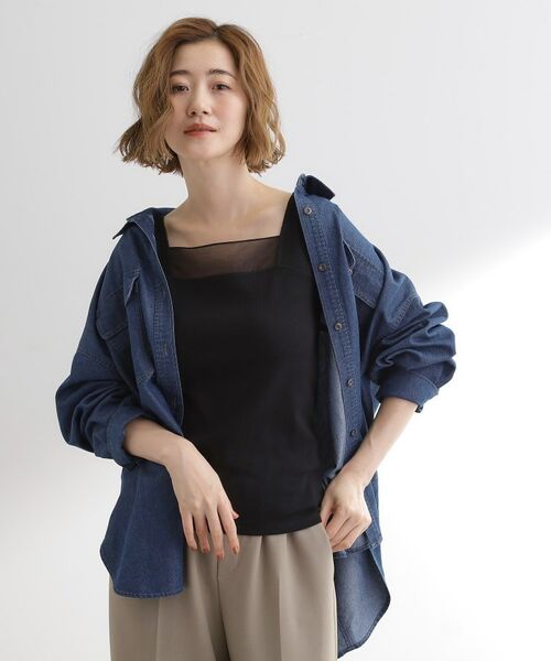 grove / グローブ キャミソール・チューブトップ | シアードッキングタンクトップ | 詳細10