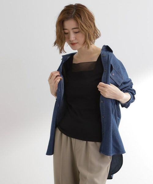 grove / グローブ キャミソール・チューブトップ | シアードッキングタンクトップ | 詳細9