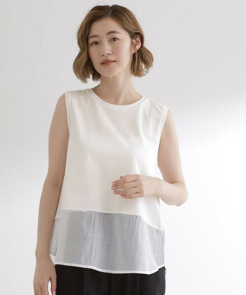 grove / グローブ キャミソール・チューブトップ | 裾切替レイヤードタンク | 詳細1