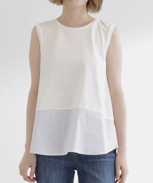 grove / グローブ キャミソール・チューブトップ | 裾切替レイヤードタンク | 詳細13