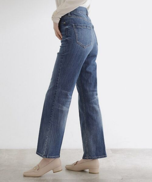 grove / グローブ デニムパンツ | 【美シルエット/選べる着丈】大人のためのソフトフレアーデニム | 詳細14