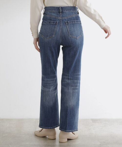 grove / グローブ デニムパンツ | 【美シルエット/選べる着丈】大人のためのソフトフレアーデニム | 詳細15